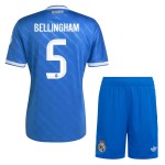 Günstige Fußballtrikots Real Madrid Bellingham 5 Kinder 3rd trikot 2025-26 Kurzarm